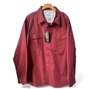 Ablanche Cotton Blend Button Down Shirt